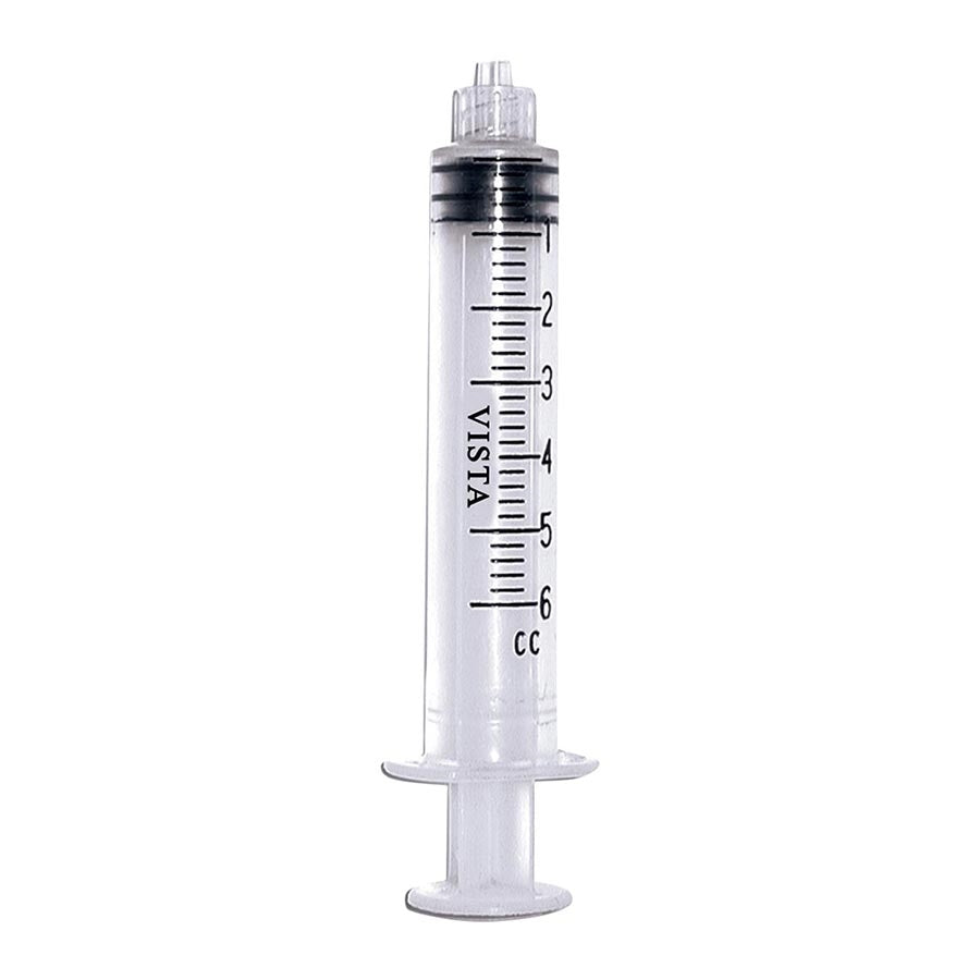 Vista Dental 316030 Luer Lock Syringes 3cc Autoclavable Non-Sterile 100/Pk Vista Dental 316030 Luer Lock Syringes 3cc Autoclavable Non-Sterile 100/Pk